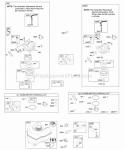 Carburetor Fuel Supply Diagram and Parts List for 123337-0182-E8  Briggs and Stratton Engine